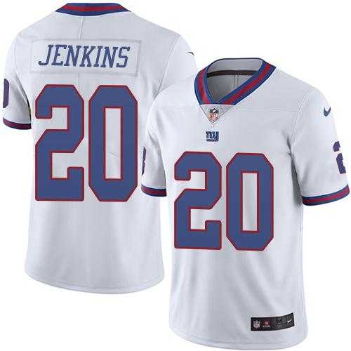 Nike Men & Women & Youth Giants 20 Janoris Jenkins White Color Rush Limited Jersey,We sell and wholesale Nike Men & Women & Youth Giants 20 Janoris Jenkins White Color Rush Limited Jersey on line form chian!